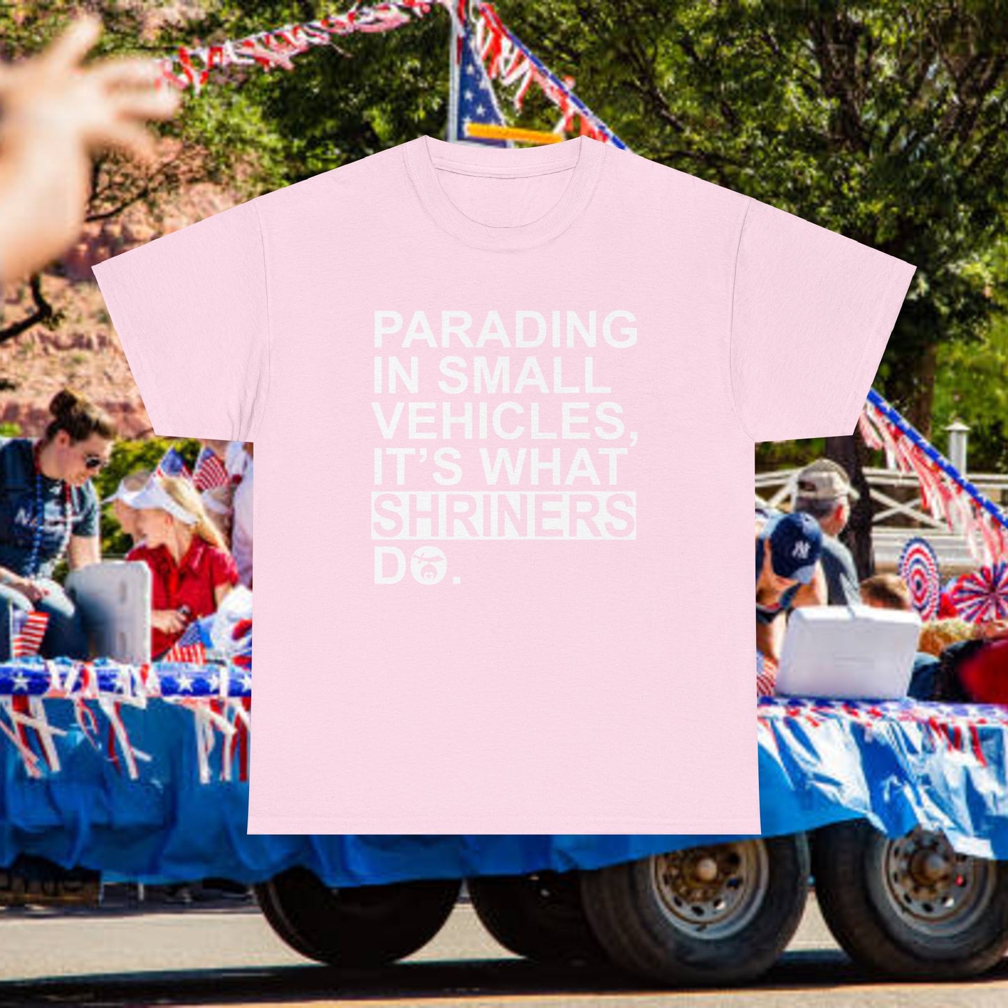 Shriners parade T-shirt, Unisex Heavy Cotton