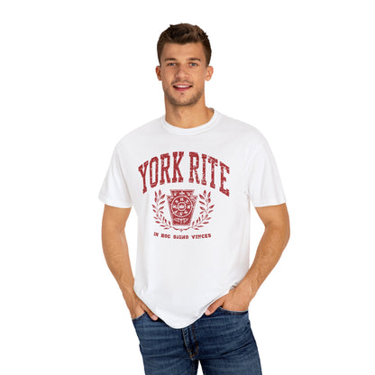 York Rite University, Unisex Garment-Dyed T-shirt