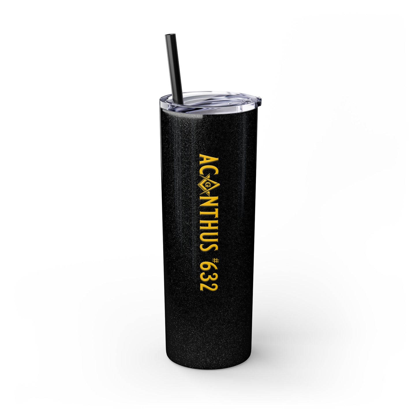 Acanthus Lodge Skinny Tumbler with Straw, 20oz