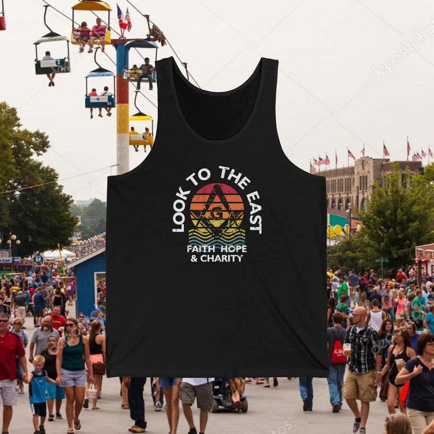 Look East Unisex Jersey Tank