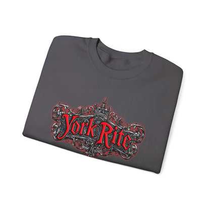 York Rite, baroque style, Unisex Heavy Blend™ Crewneck Sweatshirt