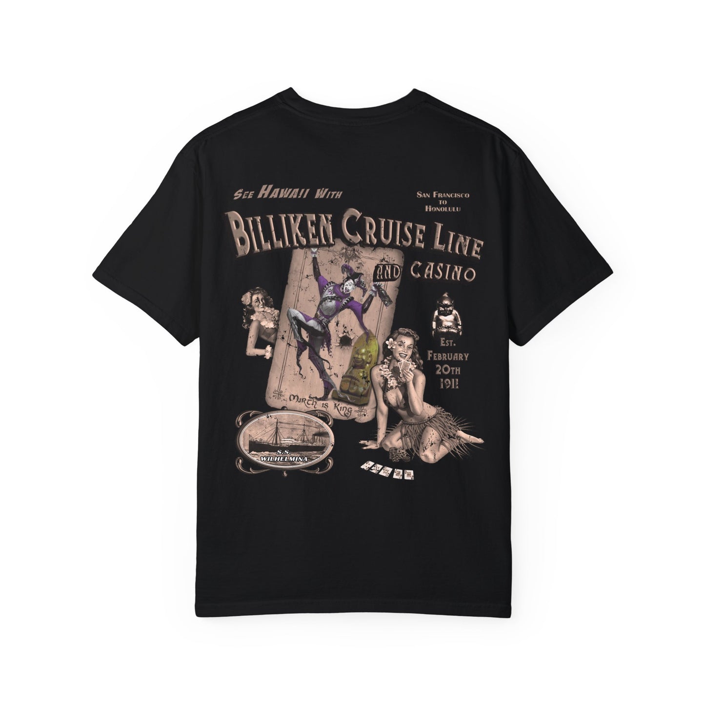 Vintage Unisex Billike Cruise Line T-Shirt | Retro Travel Inspired Design