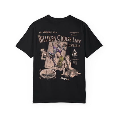 Vintage Unisex Billike Cruise Line T-Shirt | Retro Travel Inspired Design