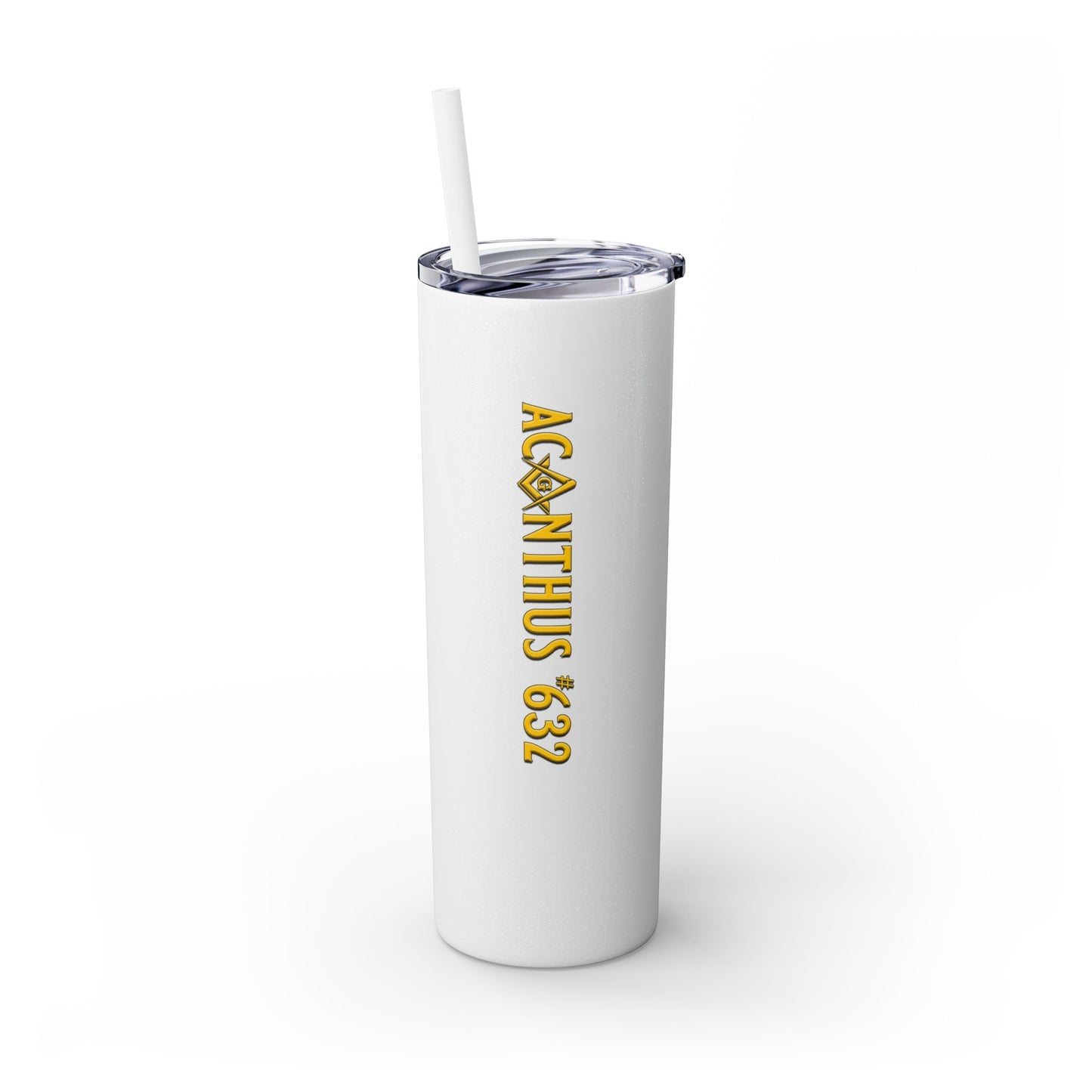 Acanthus Lodge Skinny Tumbler with Straw, 20oz