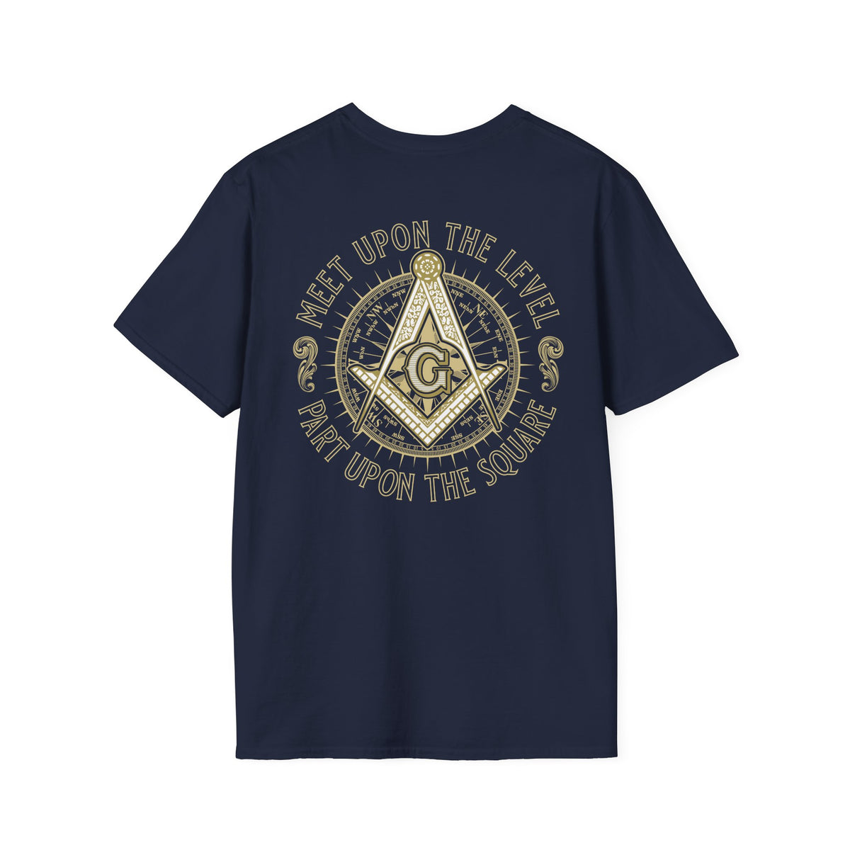 Acanthus Lodge Vintage Compass Back Logo T-Shirt - 64000