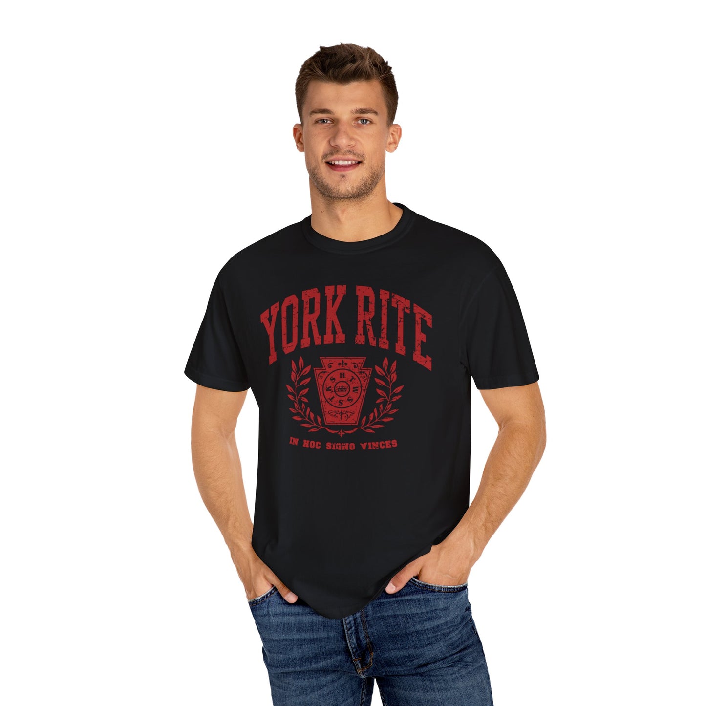 York Rite University, Unisex Garment-Dyed T-shirt