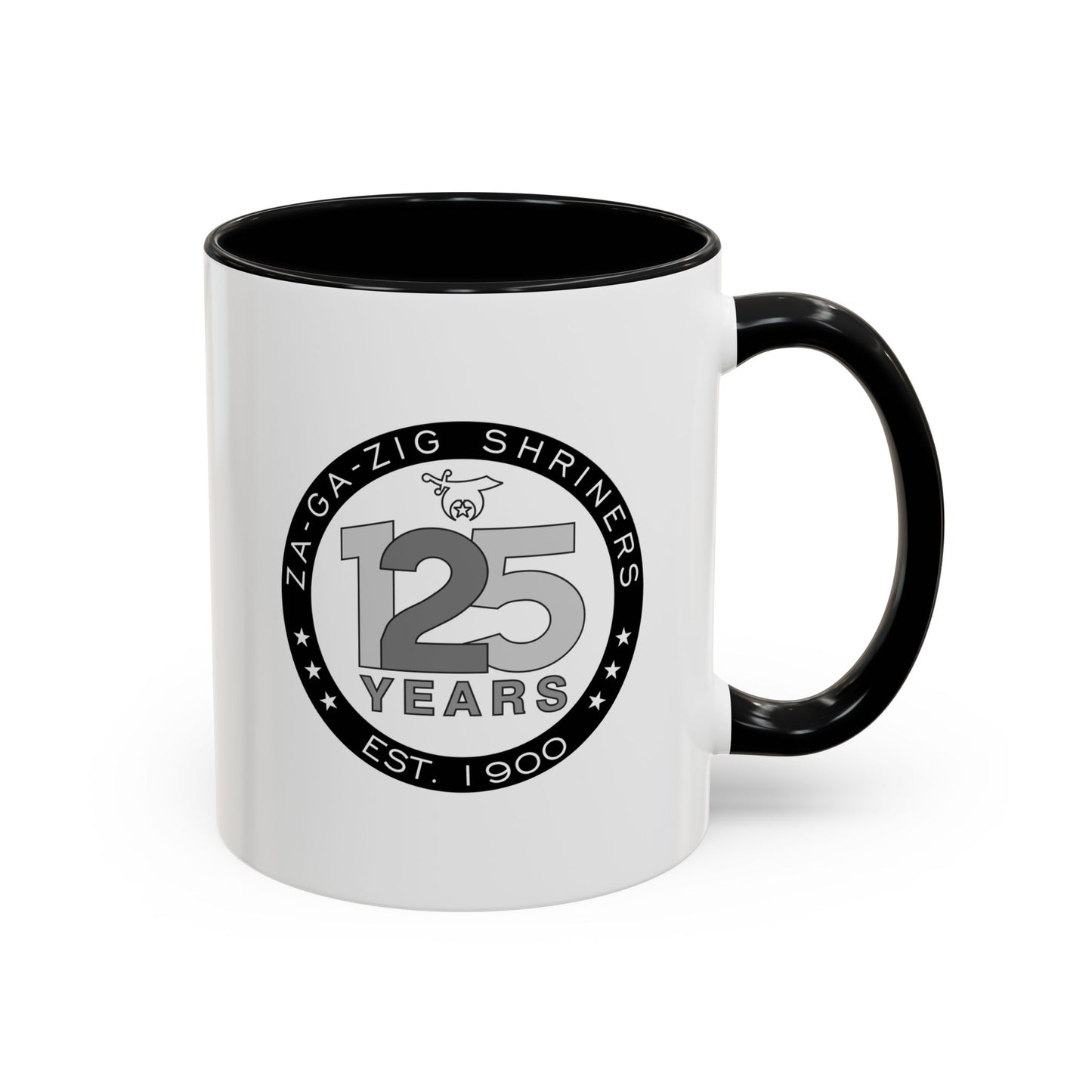 Mug - 125yr Anniversary 2025 Za-Ga-Zig Shriners Coffee Mug (11, 15oz)