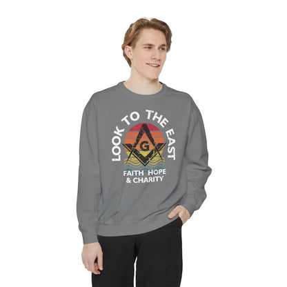 Look East Unisex Garment-Dyed Sweatshirt
