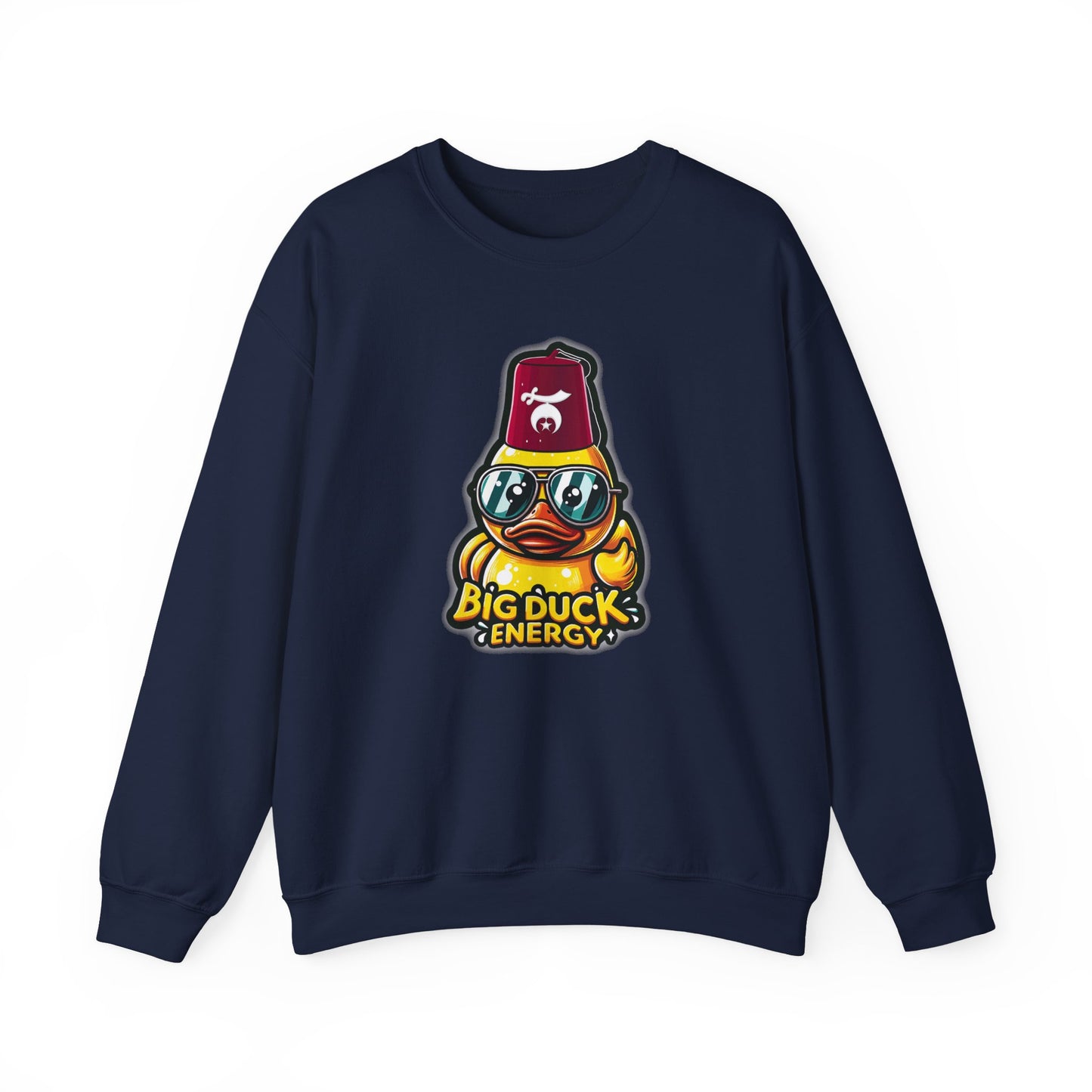 Big Duck Energy Sweatshirt | Unisex Crewneck, Cute Cartoon Gift, Cozy Apparel, Fun Casual Wear, Birthday or Holiday Present