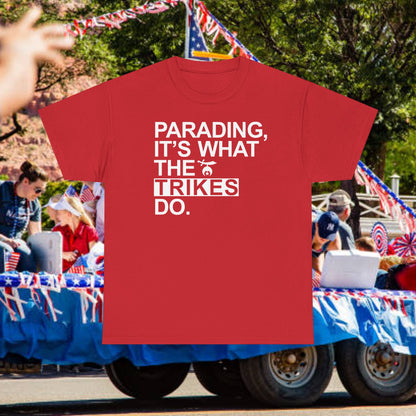 Trikes Unit parade T-shirt, Unisex Heavy Cotton