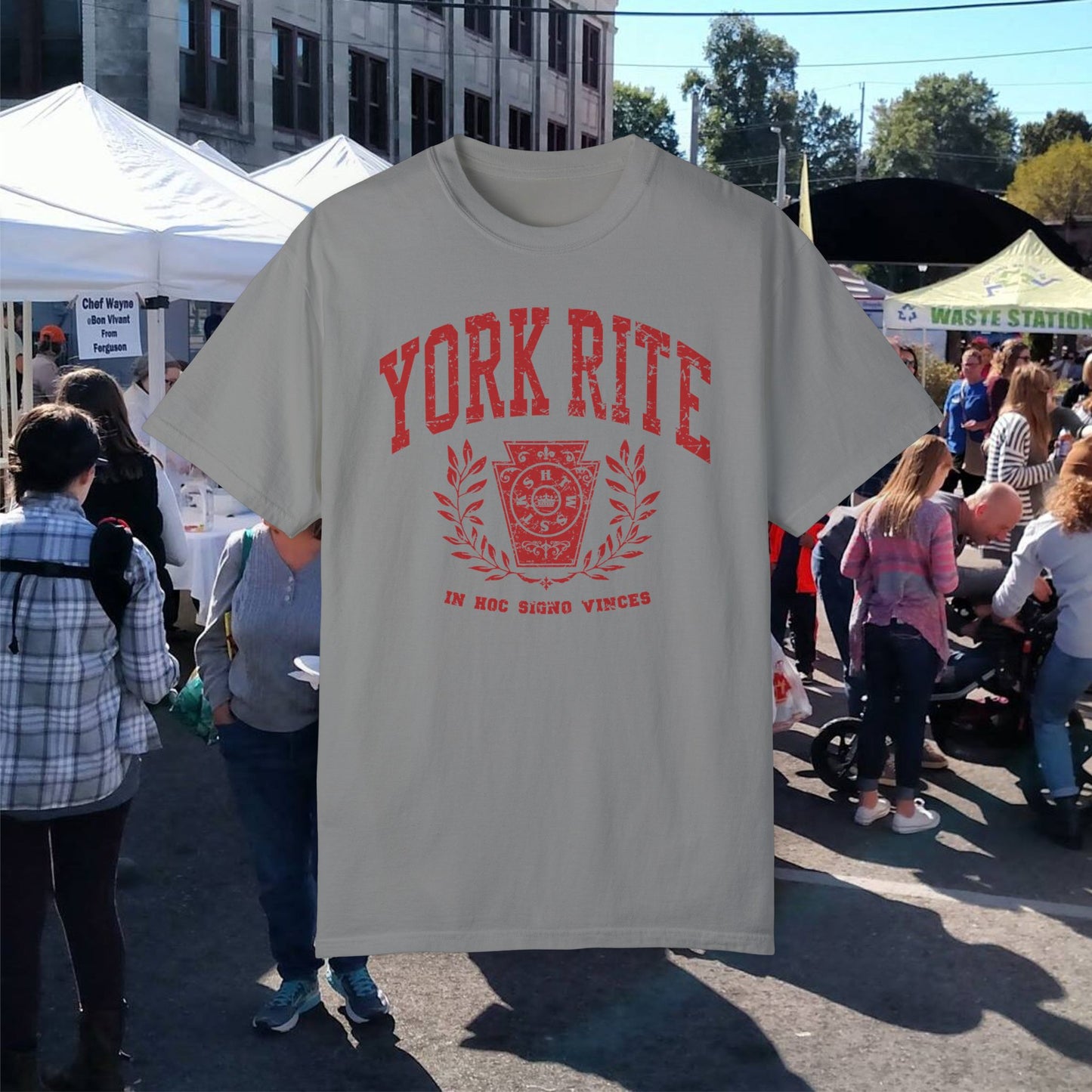 York Rite University, Unisex Garment-Dyed T-shirt