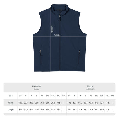 Lodge of Perfection Soft Shell Vest — Lightweight Windproof Men's Zip-Up