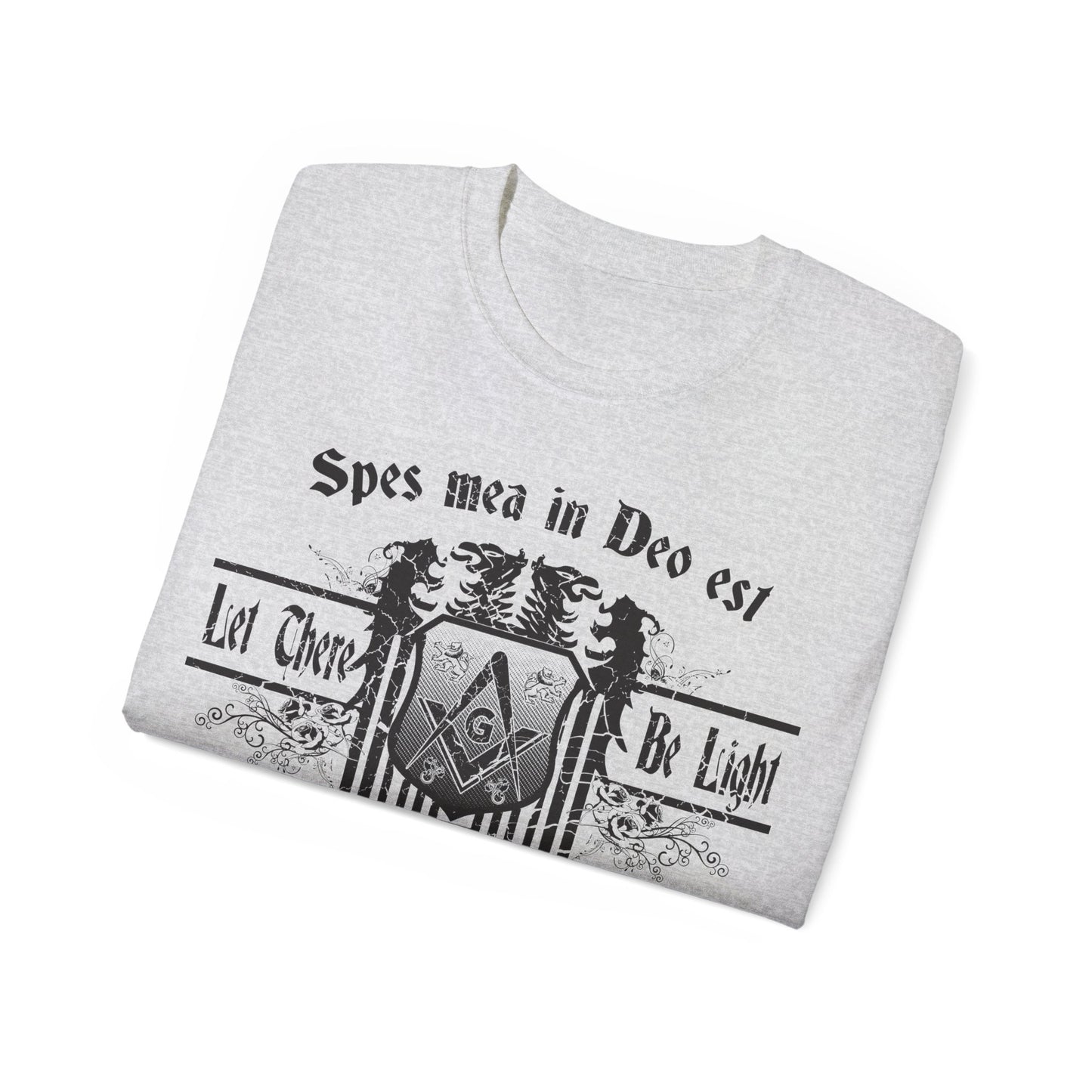 Let There Be Light, Blk&Gry Ultra Cotton Tee
