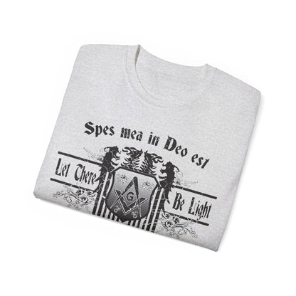 Let There Be Light, Blk&Gry Ultra Cotton Tee