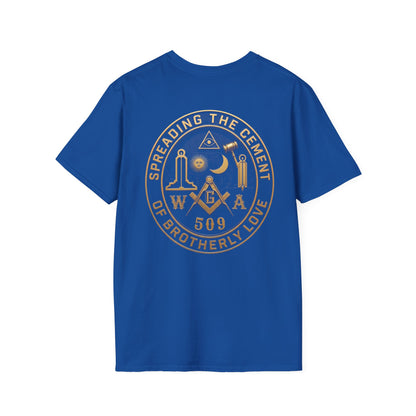 WestGate-Adelphic  T-Shirt — "Spreading the Cement of Brotherly Love" Crewneck