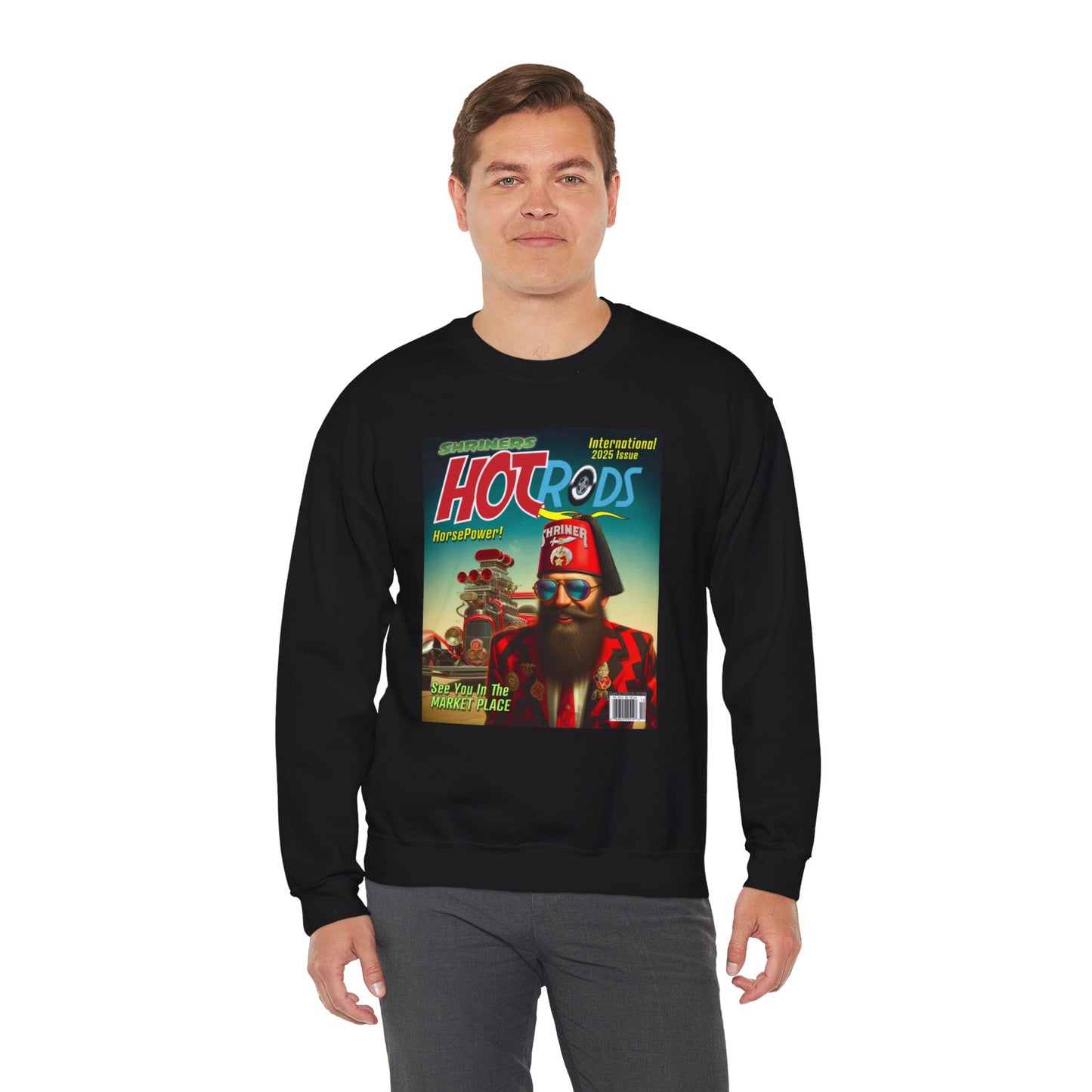 Hot Rods, Unisex Heavy Blend™ Crewneck Sweatshirt