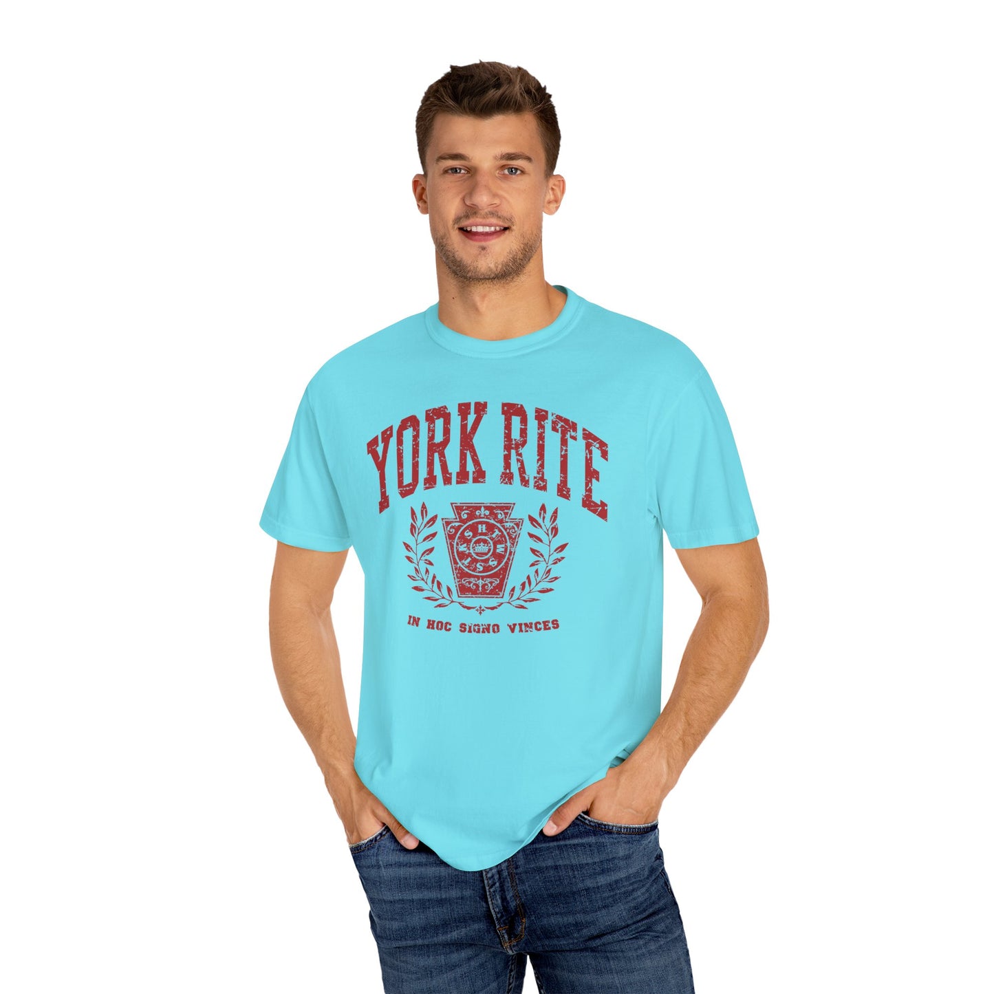 York Rite University, Unisex Garment-Dyed T-shirt