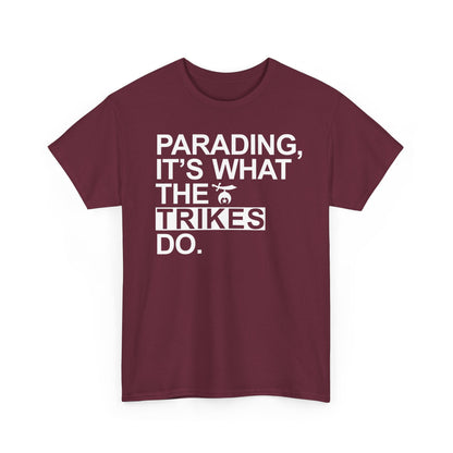 Trikes Unit parade T-shirt, Unisex Heavy Cotton