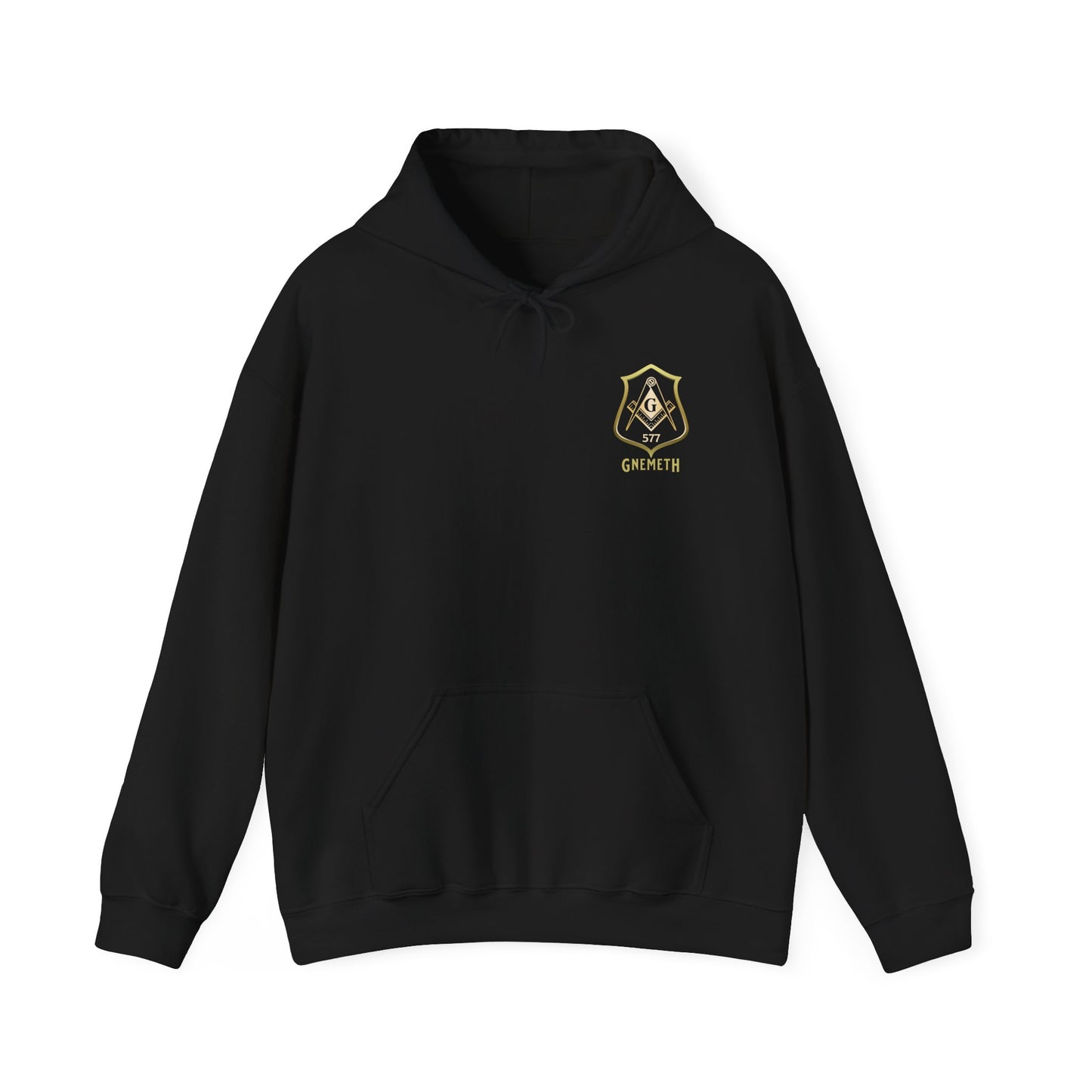 Gnemeth #577, Front & Back printed Unisex Heavy Blend™ Hooded Sweatshirt