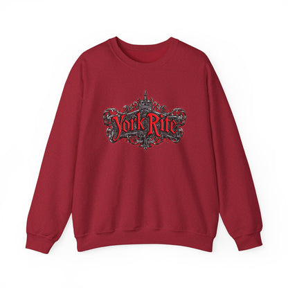 York Rite, baroque style, Unisex Heavy Blend™ Crewneck Sweatshirt