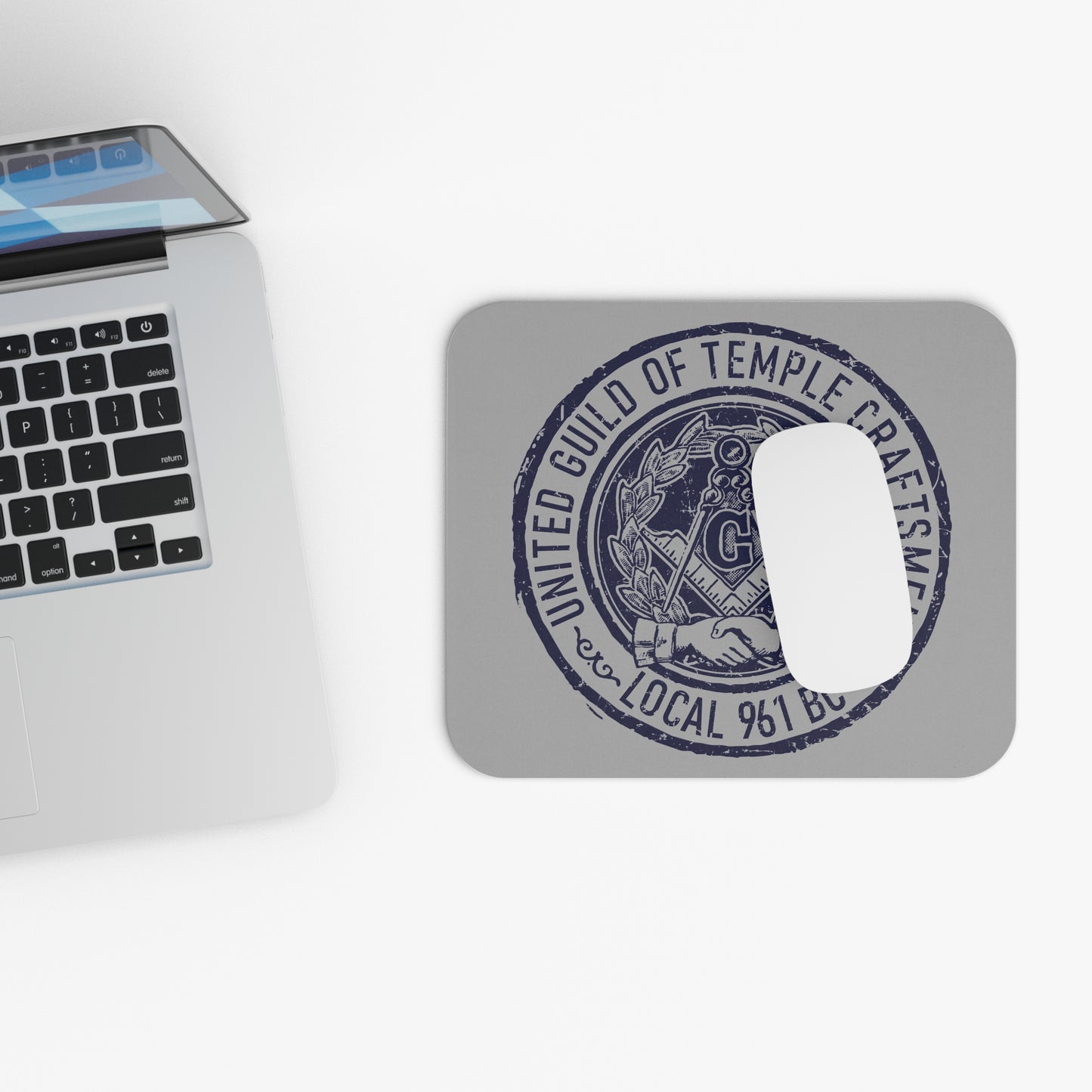 Craftsmen's Guild Mouse Pad - United Guild of Temple Craftsmen Design
