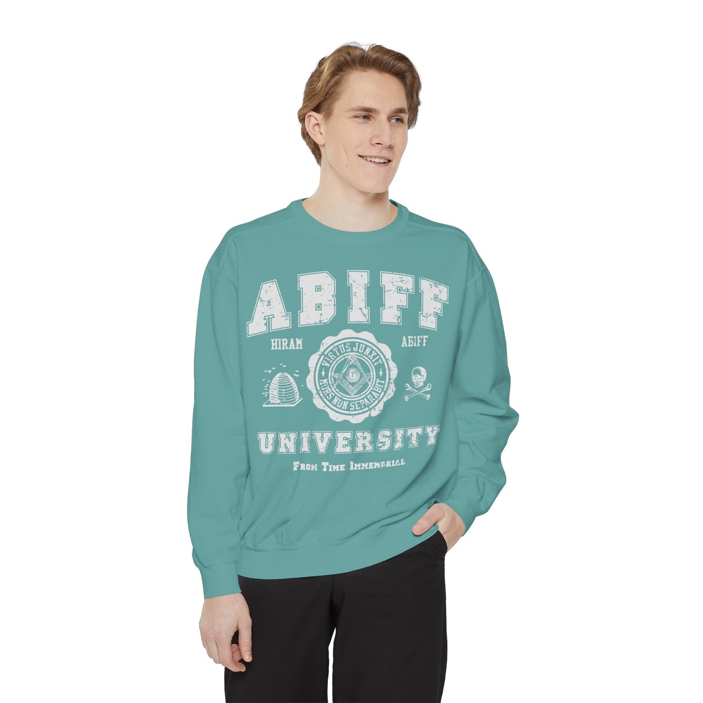 Old School Abiff U. Garment-Dyed Sweatshirt