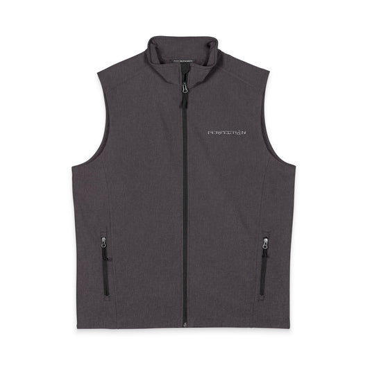 Lodge of Perfection Soft Shell Vest — Lightweight Windproof Men's Zip-Up