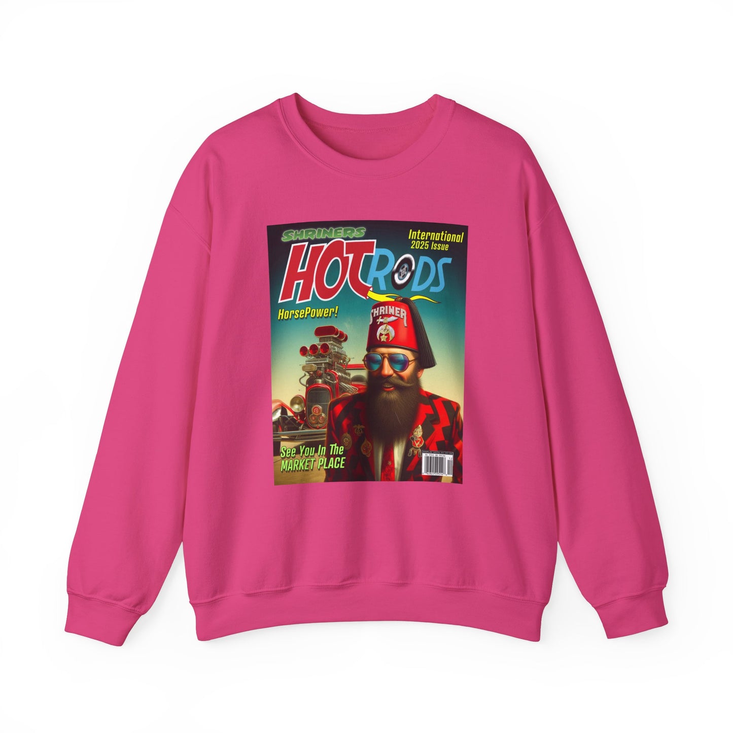 Hot Rods, Unisex Heavy Blend™ Crewneck Sweatshirt