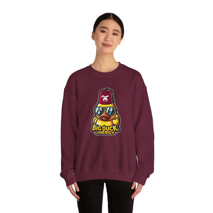 Big Duck Energy Sweatshirt | Unisex Crewneck, Cute Cartoon Gift, Cozy Apparel, Fun Casual Wear, Birthday or Holiday Present