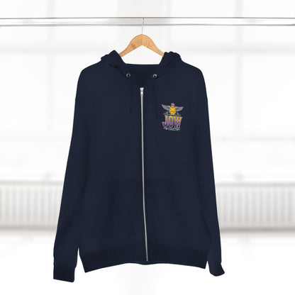 Purple Stallion Unisex Zip Hoodie