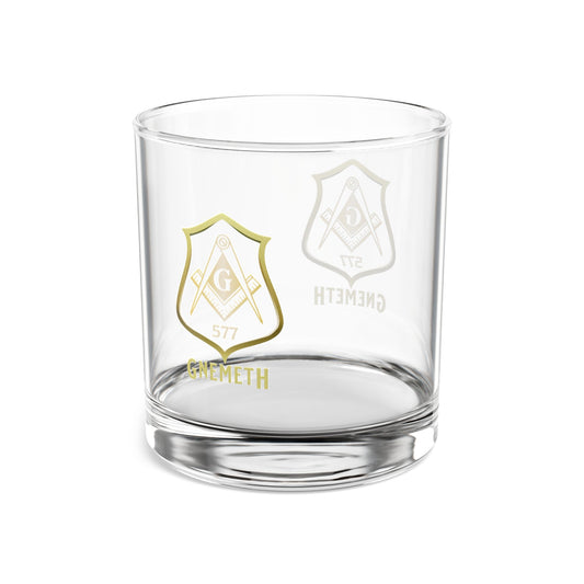 Gnemeth Lodge #577 Rocks Glass, 10oz