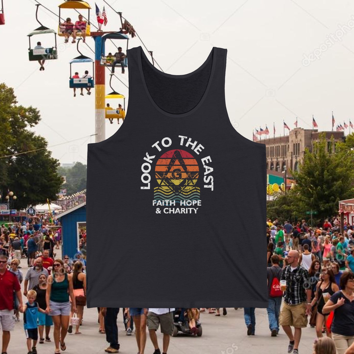 Look East Unisex Jersey Tank