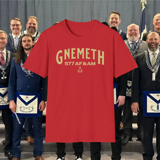 Gnemeth 577 AF & AM Masonic T-Shirt