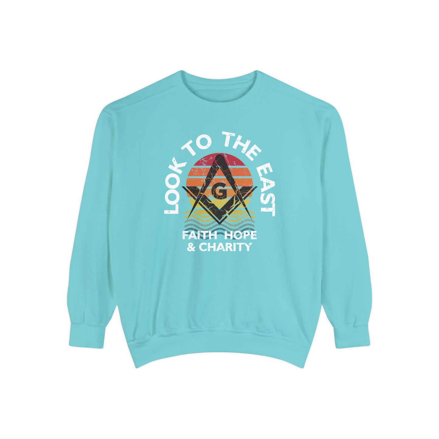 Look East Unisex Garment-Dyed Sweatshirt