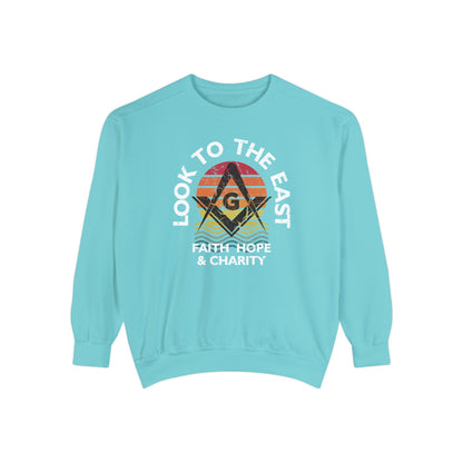 Look East Unisex Garment-Dyed Sweatshirt