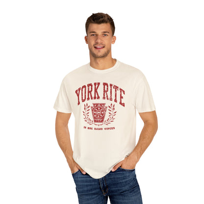 York Rite University, Unisex Garment-Dyed T-shirt