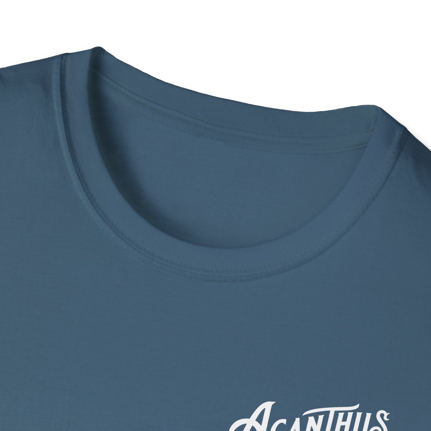 Acanthus Lodge #632 Left Chest logo. Unisex Softstyle T-Shirt