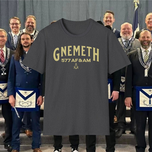 Gnemeth 577 AF & AM Masonic T-Shirt