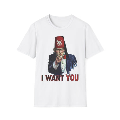 I want YOU, Unisex Softstyle T-Shirt