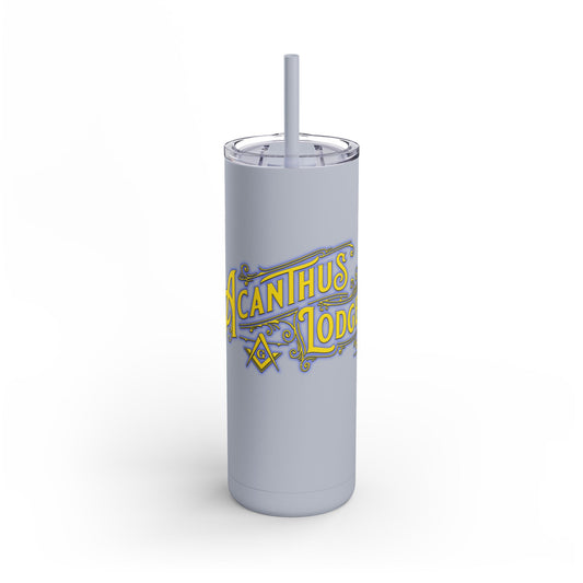 Acanthus Lodge Maars Maker Skinny Matte Tumbler, 20oz