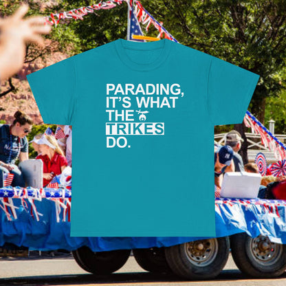 Trikes Unit parade T-shirt, Unisex Heavy Cotton