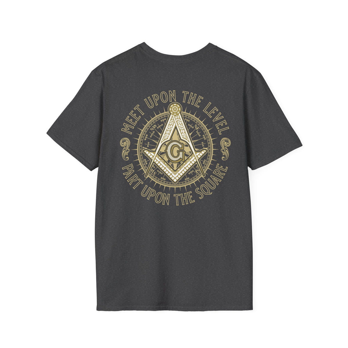 Acanthus Lodge Vintage Compass Back Logo T-Shirt - 64000