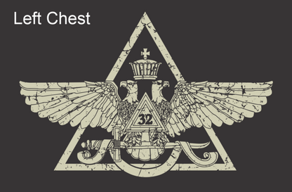 Scottish Rite 32nd Degree Eagle Crest T-Shirt