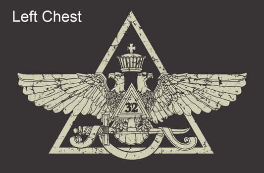 Scottish Rite 32nd Degree Eagle Crest T-Shirt