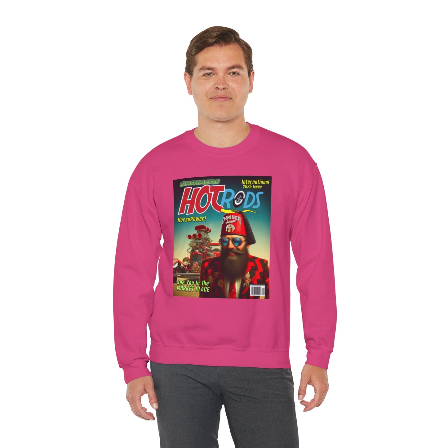 Hot Rods, Unisex Heavy Blend™ Crewneck Sweatshirt
