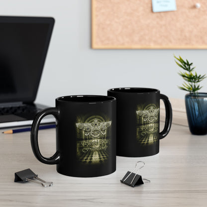 Scottish Rite Freemasonry, Black Mug (11oz, 15oz)