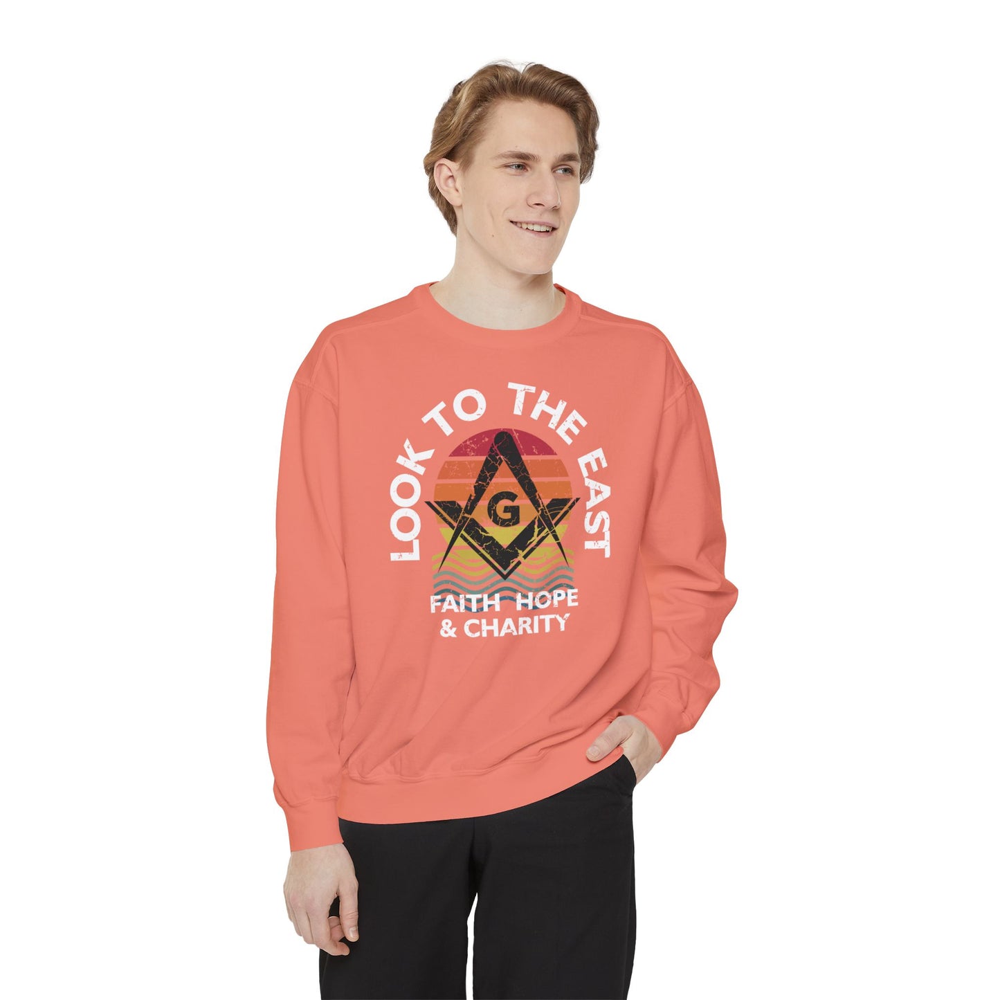 Look East Unisex Garment-Dyed Sweatshirt