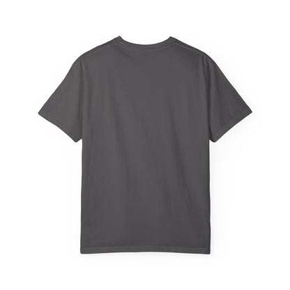 Gnemeth Left Chest Logo, Unisex Garment-Dyed T-Shirt with Vintage Shield Design