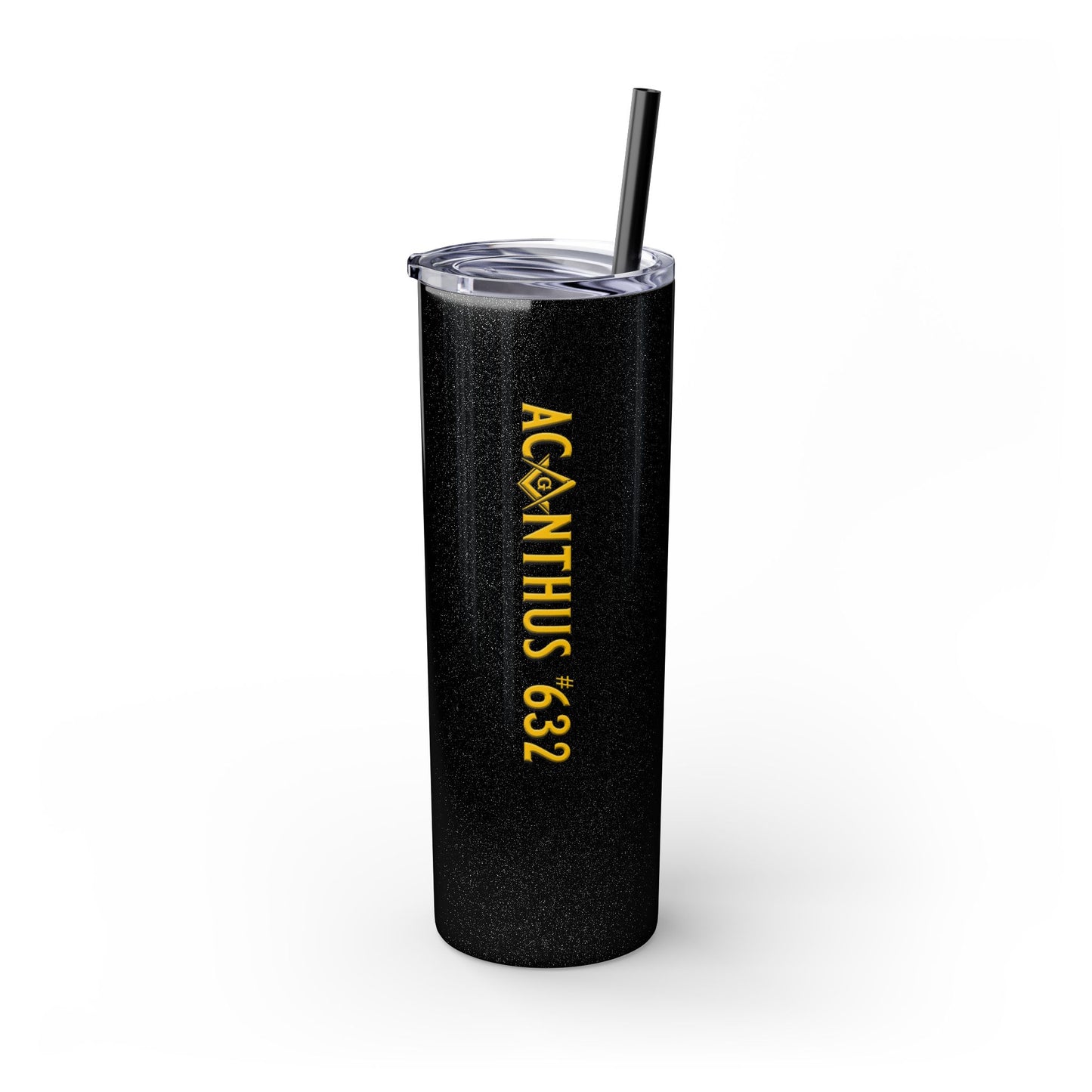 Acanthus Lodge Skinny Tumbler with Straw, 20oz