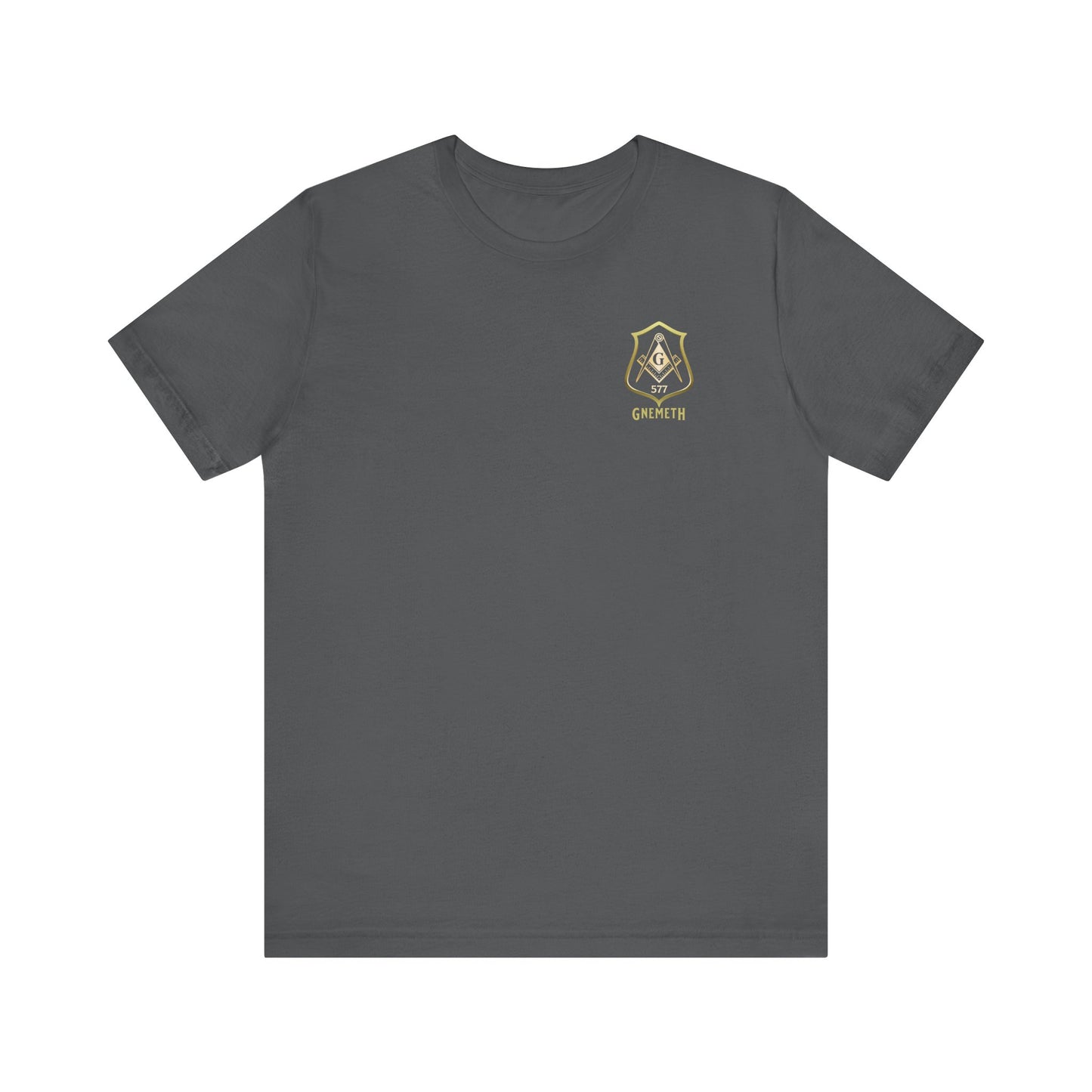Gnemeth Lodge, Unisex Short Sleeve Tee - American Flag Design